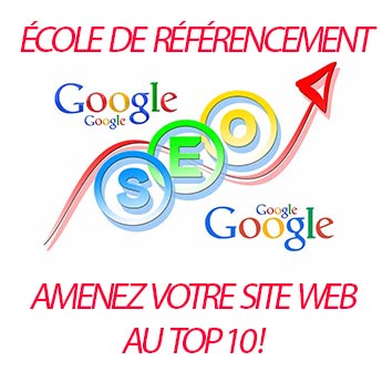 École de référencement. Vous pourriez gagner de l